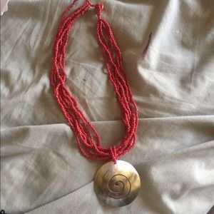 Hand beaded necklace
